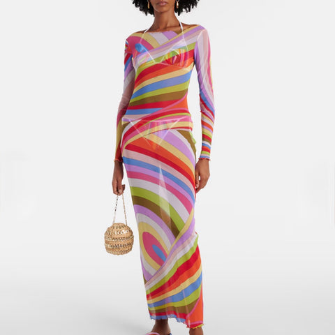 Hakuba Sun Resort Mesh Dress