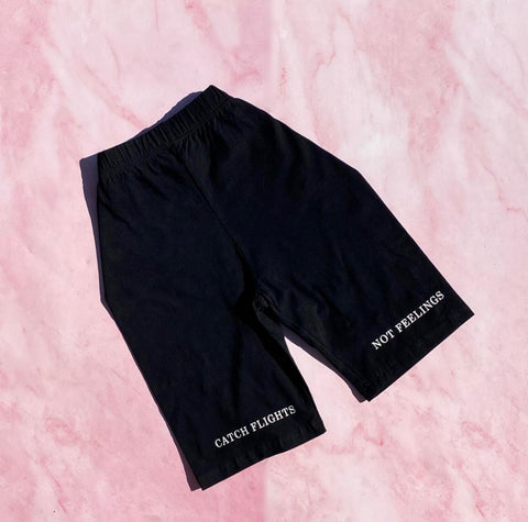 Catch Flights Biker Shorts