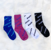Chocolate Chip Crew Socks
