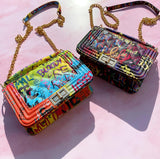 Turks & Caicos Graffiti Purse
