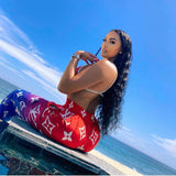 Mykonos Blu Windbreaker Pant